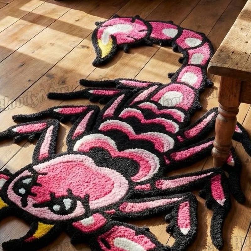 Scorpion Pink Rug