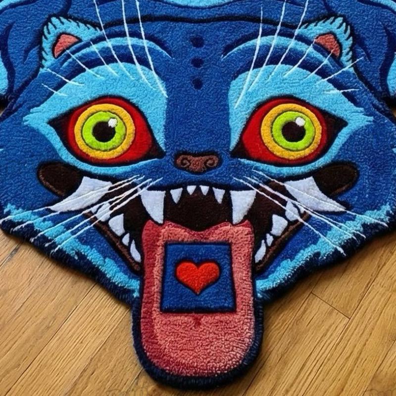 Blue Tiger Spirit Rug