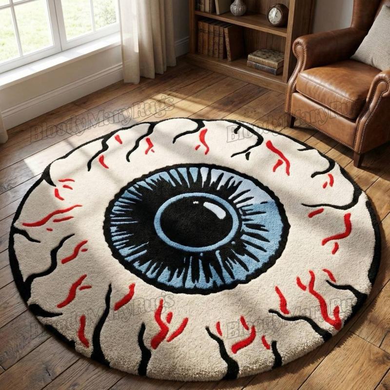 Eyeball Art Rug