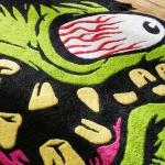 Hand-Tufted Zombie Face Rug