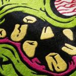Hand-Tufted Zombie Face Rug