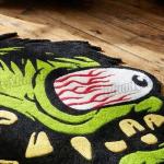 Hand-Tufted Zombie Face Rug