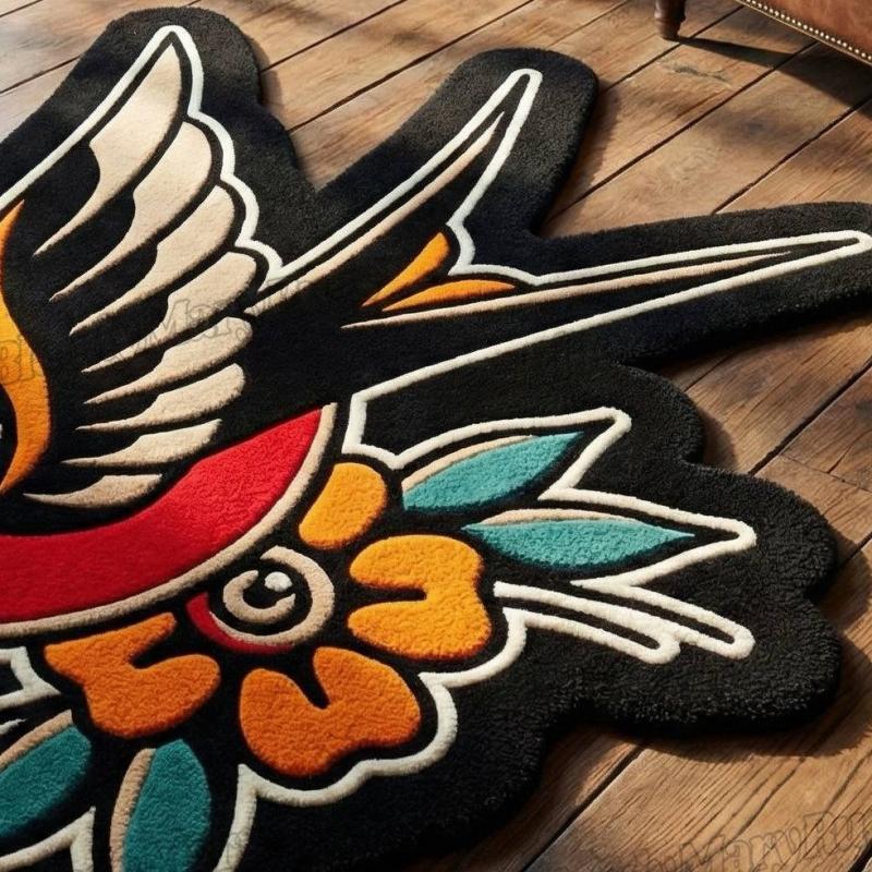 Heart & Wing Rug