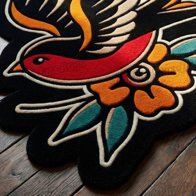 Heart & Wing Rug
