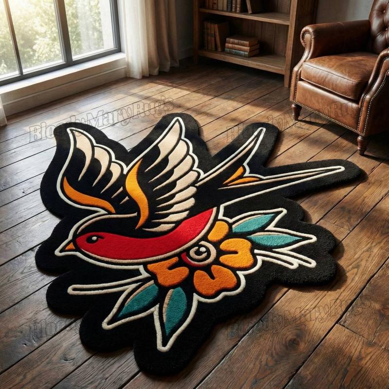 Heart & Wing Rug