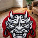 Hannya Mask Rug