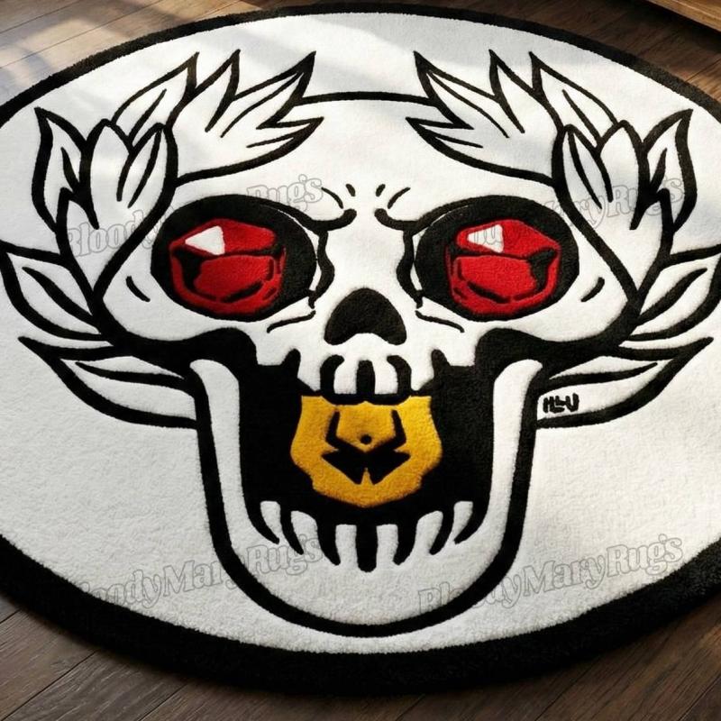 Laurel Skull Rug
