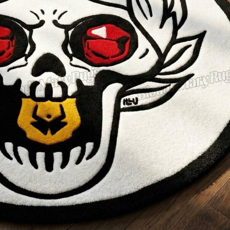 Laurel Skull Rug