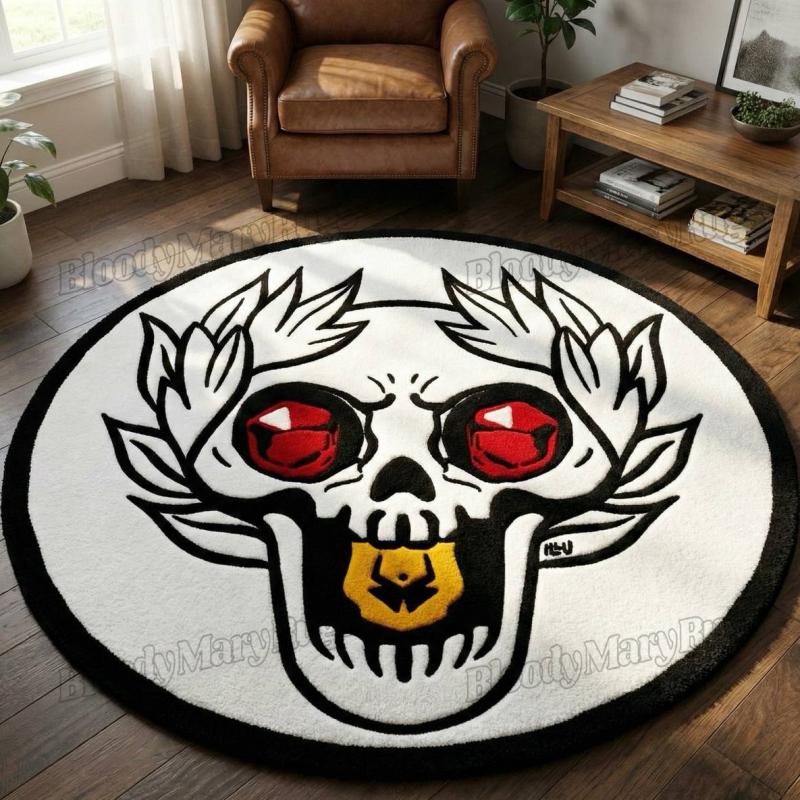 Laurel Skull Rug