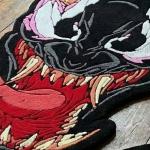 Ember Laurel Skull  Rug