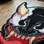 Ember Laurel Skull  Rug