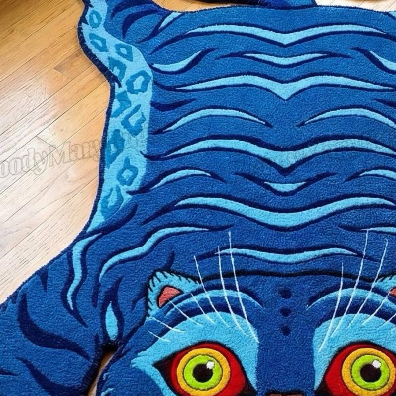 Blue Tiger Spirit Rug