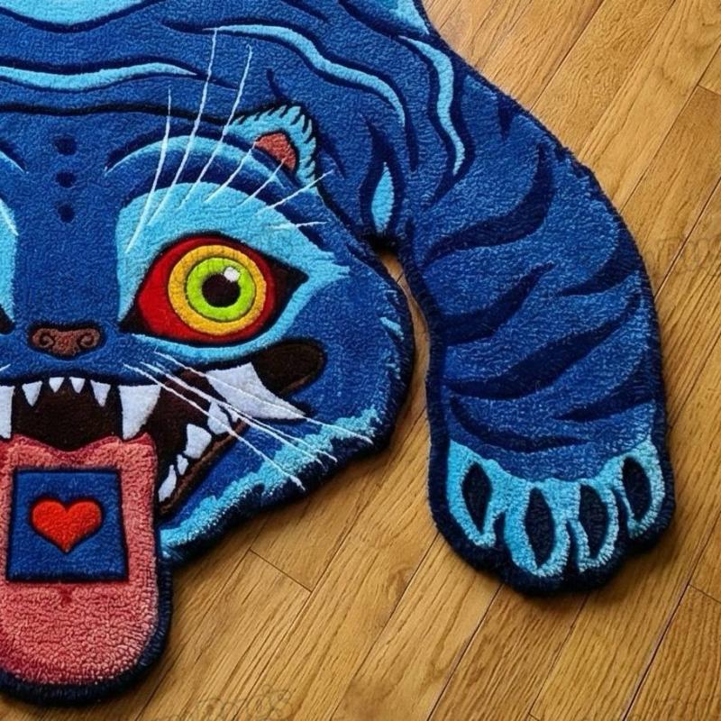 Blue Tiger Spirit Rug