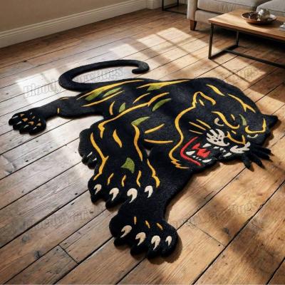 Black Panther Hand-Knotted Rug- Wakanda Forever X