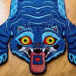 Blue Tiger Spirit Rug