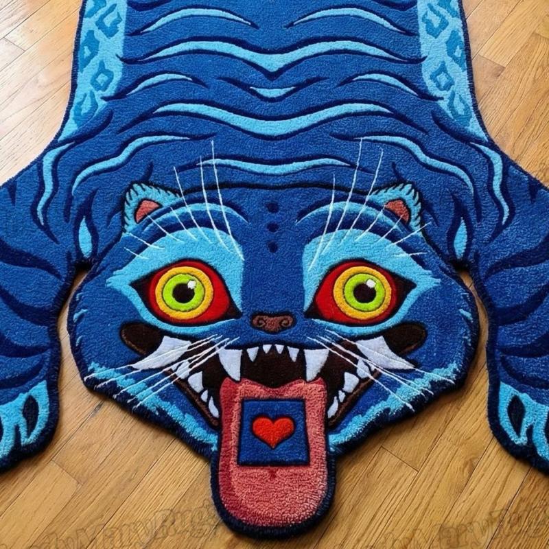 Blue Tiger Spirit Rug