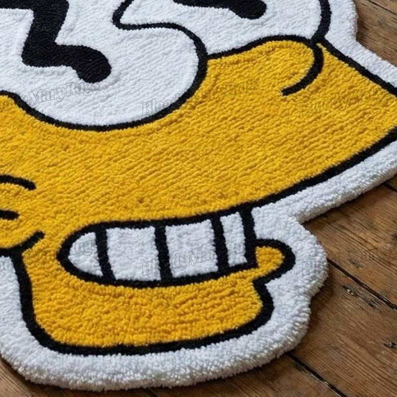 Cartoon Yellow Face Rug