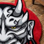 Hannya Mask Rug