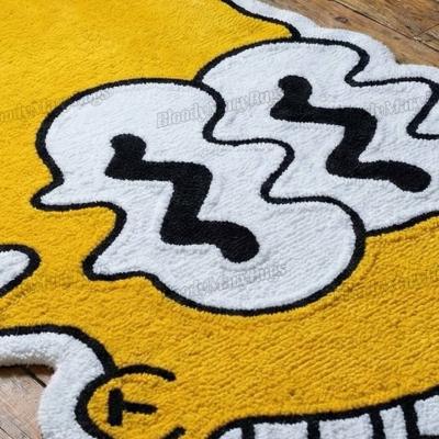 Cartoon Yellow Face Rug